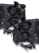 Oracle Lighting Pre-Assembled LED Halo Headlights Square Style (Chrome) ColorSHIFT w/ 2.0 Controller SMD HL Chevrolet Silverado 2007-2013                                     - 8188-333 - Image 4