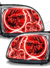 Oracle Lighting Pre-Assembled LED Halo Headlights Red Color Regular/Accessible Cab SMD HL Toyota Tundra 2005-2006                                     - 8193-003 - Image 5