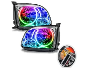 Oracle Lighting Pre-Assembled LED Halo Headlights ColorSHIFT w/ RF Controller Regular/Accessible Cab SMD HL Toyota Tundra 2005-2006