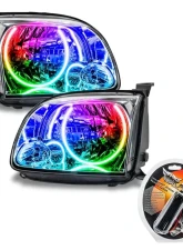 Oracle Lighting Pre-Assembled LED Halo Headlights ColorSHIFT w/ RF Controller Regular/Accessible Cab SMD HL Toyota Tundra 2005-2006                                     - 8193-330 - Image 5