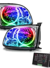 Oracle Lighting Pre-Assembled LED Halo Headlights ColorSHIFT w/ 2.0 Controller Regular/Accessible Cab SMD HL Toyota Tundra 2005-2006                                     - 8193-333 - Image 5