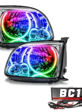 Oracle Lighting Pre-Assembled LED Halo Headlights ColorSHIFT w/ BC1 Controller Regular/Accessible Cab SMD HL Toyota Tundra 2005-2006                                     - 8193-335 - Image 5