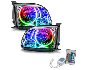 Oracle Lighting Pre-Assembled LED Halo Headlights ColorSHIFT w/ Simple Controller Regular/Accessible Cab SMD HL Toyota Tundra 2005-2006