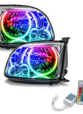 Oracle Lighting Pre-Assembled LED Halo Headlights ColorSHIFT w/ Simple Controller Regular/Accessible Cab SMD HL Toyota Tundra 2005-2006                                     - 8193-504 - Image 5