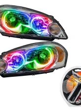 Oracle Lighting Non-Projector Pre-Assembled Headlights LED Halo Kit ColorSHIFT w/ RF Controller Chevrolet Impala 2006-2013                                     - 8898-330 - Image 5