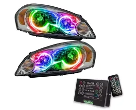 Oracle Lighting Non-Projector Pre-Assembled Headlights LED Halo Kit ColorSHIFT w/ 2.0 Controller Chevrolet Impala 2006-2013