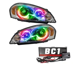 Oracle Lighting Non-Projector Pre-Assembled Headlights LED Halo Kit ColorSHIFT w/ BC1 Controller Chevrolet Impala 2006-2013