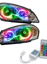 Oracle Lighting Non-Projector Pre-Assembled Headlights LED Halo Kit ColorSHIFT w/ Simple Controller Chevrolet Impala 2006-2013                                     - 8898-504 - Image 5