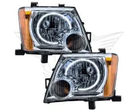 Oracle Lighting Pre-Assembled Headlights LED Halo Kit White Nissan Xterra 2005-2014