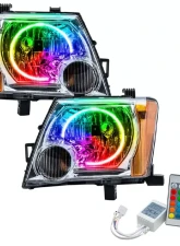 Oracle Lighting Pre-Assembled Headlights LED Halo Kit ColorSHIFT - Simple Nissan Xterra 2005-2014                                     - 8903-504 - Image 5