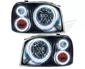 Oracle Lighting Pre-Assembled Halo Headlights (Triple Halo) White Color SMD HL Nissan Frontier 2001-2004
