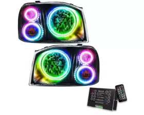 Oracle Lighting Pre-Assembled Halo Headlights (Triple Halo) ColorSHIFT w/ 2.0 Controller SMD HL Nissan Frontier 2001-2004