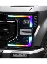 Oracle Lighting Oracle Dynamic Colorshift Headlight DRL Upgrade Kit w/ Switchback Turn Signals Ford F-250 | F-350 Super Duty 2020-2022                                     - 1449-332 - Image 17