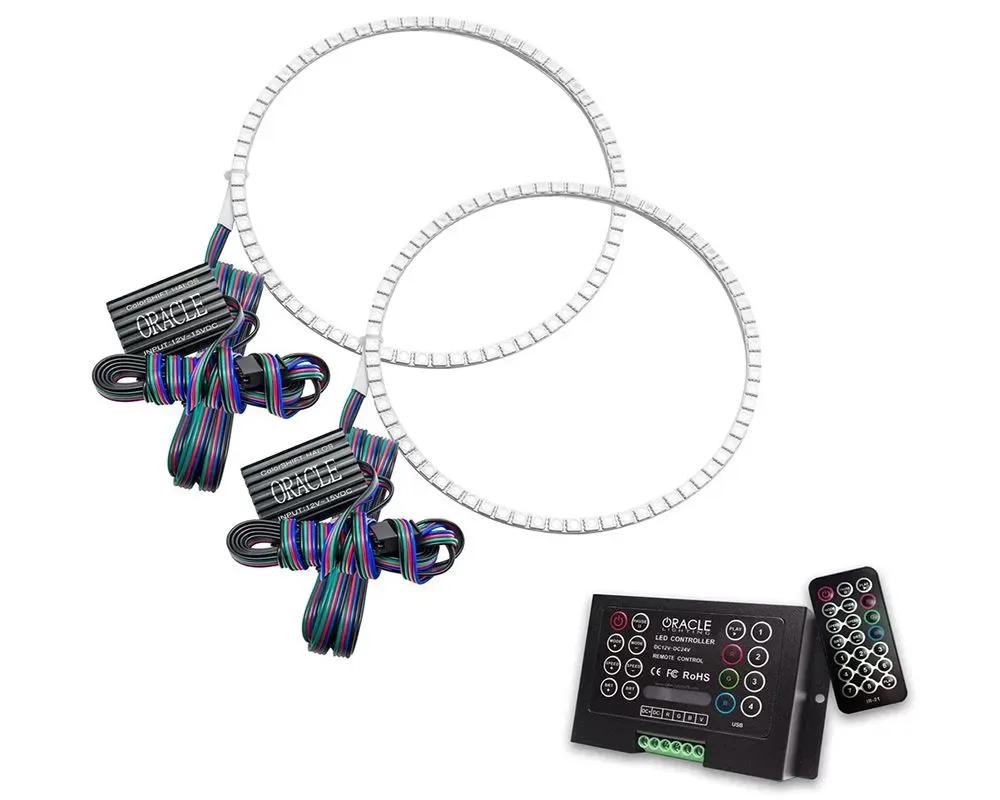 Oracle Lighting Colorshift LED Headlight Halo Kit - Base Headlights w/ 2.0 Controller Ford Bronco 2021-2023 - 1470-333