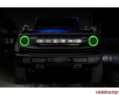 Oracle Lighting Colorshift LED Headlight Halo Kit - Base Headlights w/ BC1 Controller Ford Bronco 2021-2023 - 1470-335