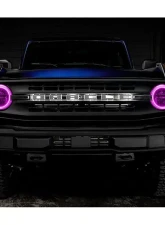 Oracle Lighting Colorshift LED Headlight Halo Kit - Base Headlights w/ BC1 Controller Ford Bronco 2021-2023                                     - 1470-335 - Image 18
