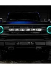 Oracle Lighting Colorshift LED Headlight Halo Kit - Base Headlights w/ BC1 Controller Ford Bronco 2021-2023                                     - 1470-335 - Image 19