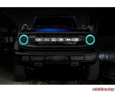 Oracle Lighting Colorshift LED Headlight Halo Kit - Base Headlights w/ BC1 Controller Ford Bronco 2021-2023 - 1470-335