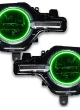 Oracle Lighting Colorshift LED Headlight Halo Kit - Base Headlights w/ BC1 Controller Ford Bronco 2021-2023                                     - 1470-335 - Image 5