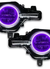 Oracle Lighting Colorshift LED Headlight Halo Kit - Base Headlights w/ BC1 Controller Ford Bronco 2021-2023                                     - 1470-335 - Image 8