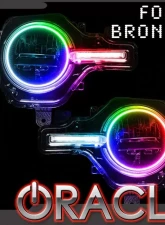 Oracle Lighting Colorshift Headlight Halo Kit w/ DRL Bar - Base Headlights w/out Controller Ford Bronco 2021-2023                                     - 1471-334 - Image 2
