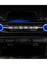 Oracle Lighting Colorshift Headlight Halo Kit w/ DRL Bar - Base Headlights w/out Controller Ford Bronco 2021-2023                                     - 1471-334 - Image 14
