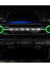 Oracle Lighting Colorshift Headlight Halo Kit w/ DRL Bar - Base Headlights w/out Controller Ford Bronco 2021-2023                                     - 1471-334 - Image 16