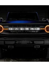 Oracle Lighting Colorshift Headlight Halo Kit w/ DRL Bar - Base Headlights w/out Controller Ford Bronco 2021-2023                                     - 1471-334 - Image 17