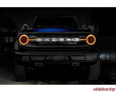 Oracle Lighting Colorshift Headlight Halo Kit w/ DRL Bar - Base Headlights w/out Controller Ford Bronco 2021-2023 - 1471-334