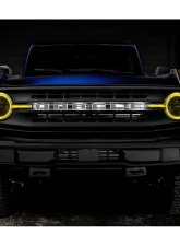 Oracle Lighting Colorshift Headlight Halo Kit w/ DRL Bar - Base Headlights w/out Controller Ford Bronco 2021-2023                                     - 1471-334 - Image 18