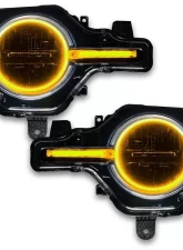 Oracle Lighting Colorshift Headlight Halo Kit w/ DRL Bar - Base Headlights w/out Controller Ford Bronco 2021-2023                                     - 1471-334 - Image 9