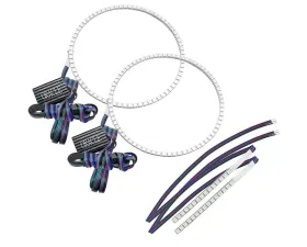 Oracle Lighting Colorshift Headlight Halo Kit w/ DRL Bar - Base Headlights w/out Controller Ford Bronco 2021-2023