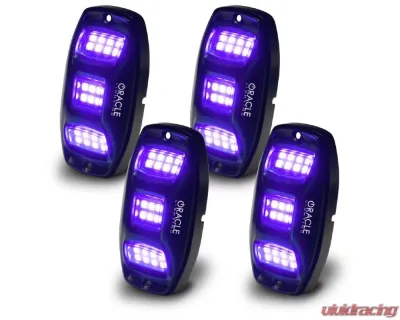 Oracle Lighting 4pc Colorshift RGB+W Underbody Wheel Well Rock Light Kit - 5895-339