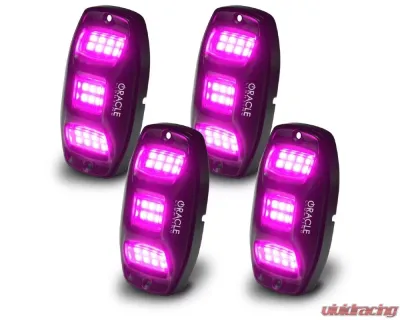 Oracle Lighting 4pc Colorshift RGB+W Underbody Wheel Well Rock Light Kit - 5895-339