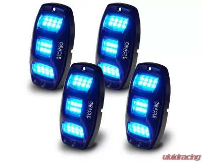 Oracle Lighting 4pc Colorshift RGB+W Underbody Wheel Well Rock Light Kit - 5895-339