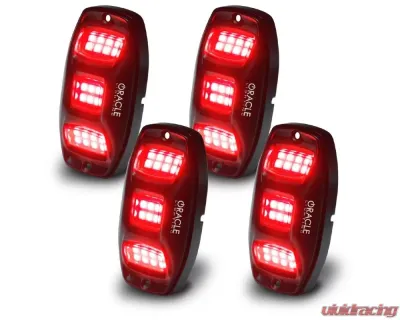Oracle Lighting 4pc Colorshift RGB+W Underbody Wheel Well Rock Light Kit - 5895-339