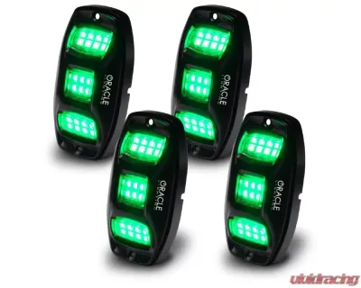 Oracle Lighting 4pc Colorshift RGB+W Underbody Wheel Well Rock Light Kit - 5895-339