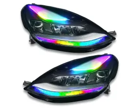 Oracle Lighting Dynamic ColorShift Headlight DRL Upgrade Tesla Model 3 2021+
