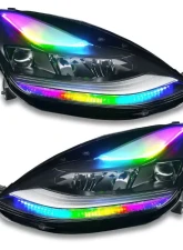 Oracle Lighting Dynamic ColorShift Headlight DRL Upgrade Tesla Model 3 2021+                                     - 1473-332 - Image 17