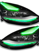 Oracle Lighting Dynamic ColorShift Headlight DRL Upgrade Tesla Model 3 2021+                                     - 1473-332 - Image 12