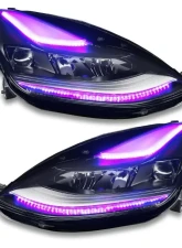 Oracle Lighting Dynamic ColorShift Headlight DRL Upgrade Tesla Model 3 2021+                                     - 1473-332 - Image 15
