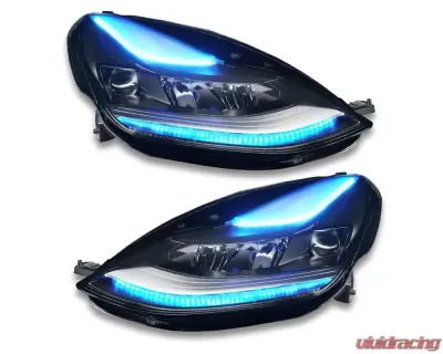 Oracle Lighting Dynamic ColorShift Headlight DRL Upgrade Tesla Model 3 2021+ - 1473-332