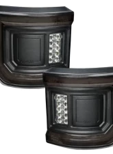 Oracle Lighting "Black Series" Flush Mount LED Tail Lights  - Tinted Lens Jeep Gladiator JT 2020-2025                                     - 5882-504-T - Image 2
