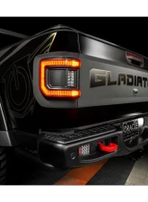 Oracle Lighting "Black Series" Flush Mount LED Tail Lights  - Tinted Lens Jeep Gladiator JT 2020-2025                                     - 5882-504-T - Image 11