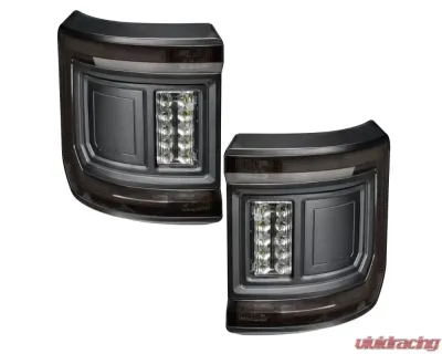 Oracle Lighting "Black Series" Flush Mount LED Tail Lights  - Tinted Lens Jeep Gladiator JT 2020-2025 - 5882-504-T