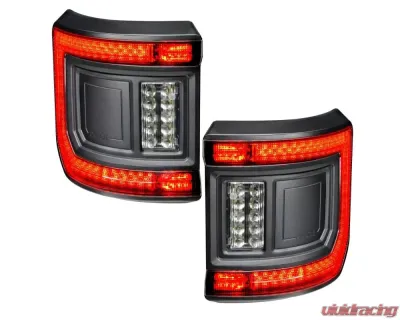 Oracle Lighting "Black Series" Flush Mount LED Tail Lights  - Tinted Lens Jeep Gladiator JT 2020-2025 - 5882-504-T