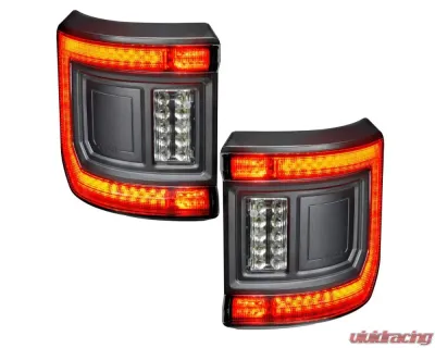 Oracle Lighting "Black Series" Flush Mount LED Tail Lights  - Tinted Lens Jeep Gladiator JT 2020-2025 - 5882-504-T