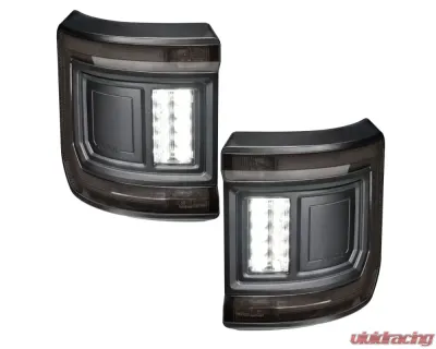 Oracle Lighting "Black Series" Flush Mount LED Tail Lights  - Tinted Lens Jeep Gladiator JT 2020-2025 - 5882-504-T