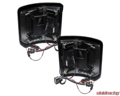 Oracle Lighting "Black Series" Flush Mount LED Tail Lights  - Tinted Lens Jeep Gladiator JT 2020-2025 - 5882-504-T