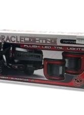 Oracle Lighting "Black Series" Flush Mount LED Tail Lights  - Tinted Lens Jeep Gladiator JT 2020-2025                                     - 5882-504-T - Image 9